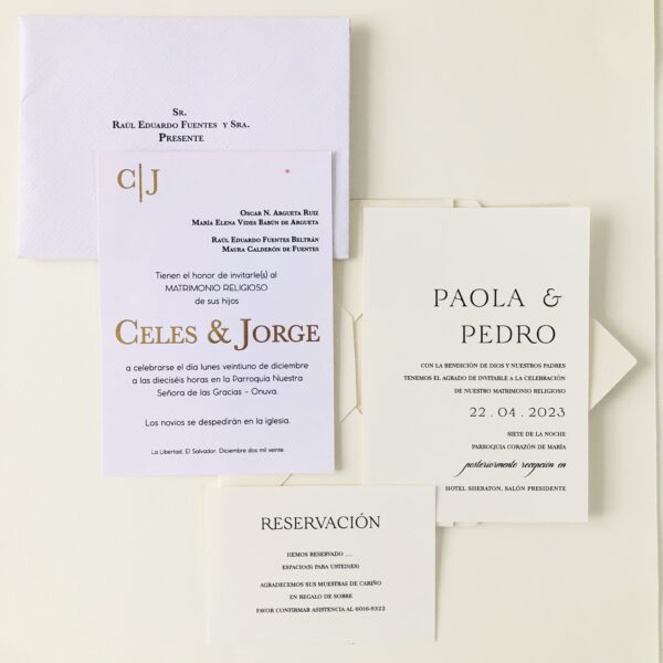 Invitación Sobre normal mate